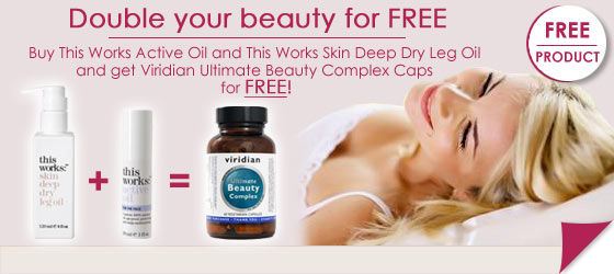 Get Ultimate Beauty Complex Caps for FREE when you Buy This Works Active Oil and Dry Leg Oil